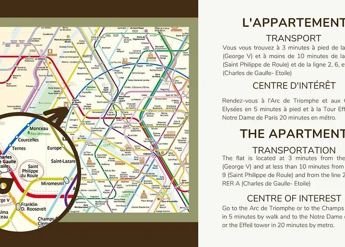 5#Two Bedrooms#Champs Elysees#Arc De Triomphe#Ac